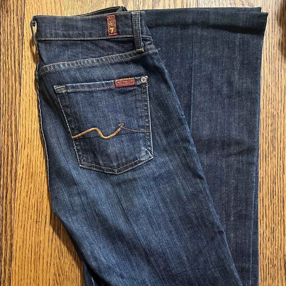7 For All Mankind Dark Wash Denim